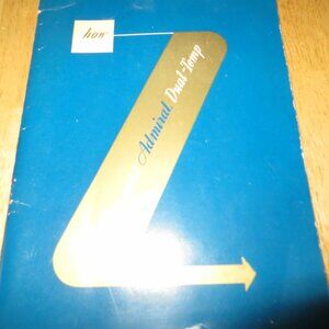 Vintage Admiral Corporation Dual-Temp Freezing Locker Care Manual with Recipes